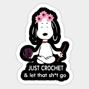 just crochet Sticker